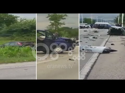 Ora News - Tiranë, tre automjete përplasen në Rinas, 6 të plagosur