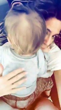 Paula a los besos y abrazos con BALTA - 23 de Junio