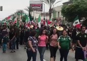 Mexico Fans Celebrate World Cup Victory in East Los Angeles Streets