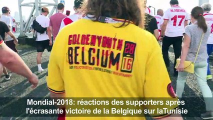Mondial-2018: réactions des supporters après Belgique-Tunisie