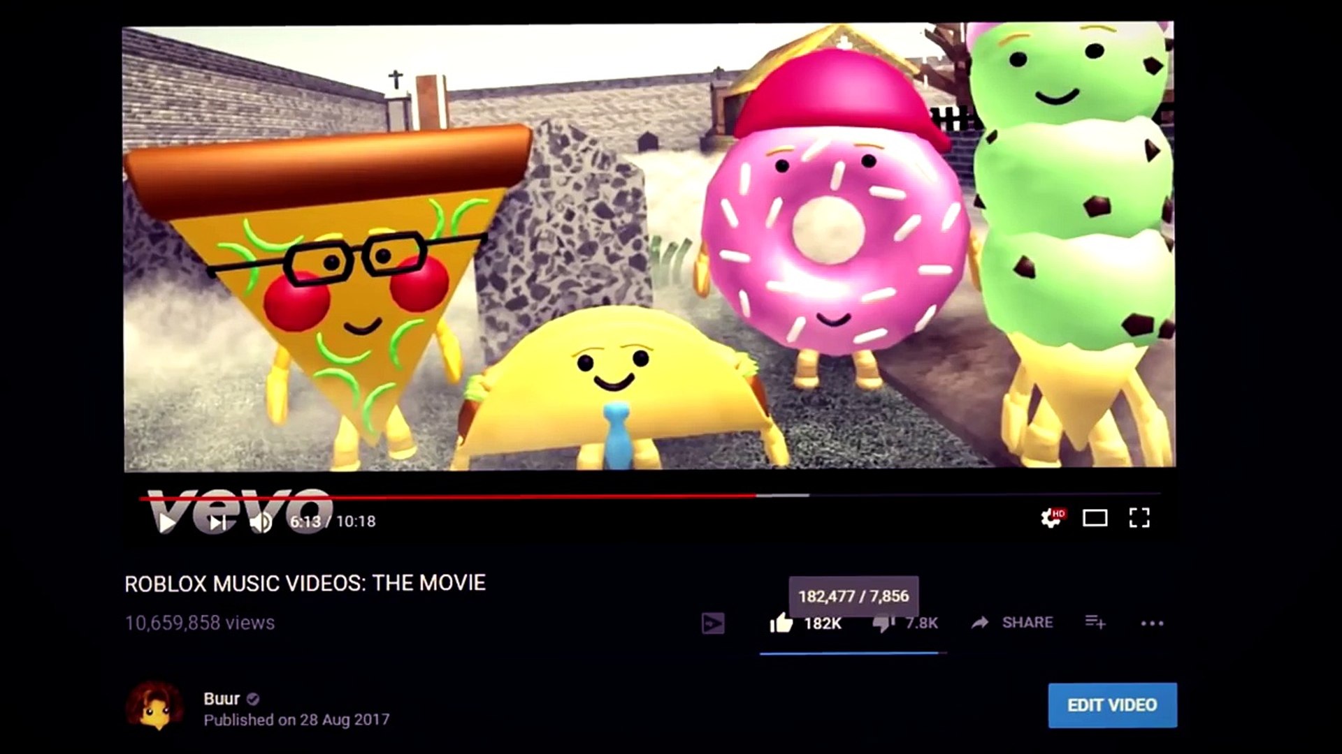 Roblox Music Videos The Movie Burr