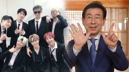 [시사 안드로메다] 박원순, '서울송' 부른 BTS 메인 보컬 묻는 질문에... / YTN
