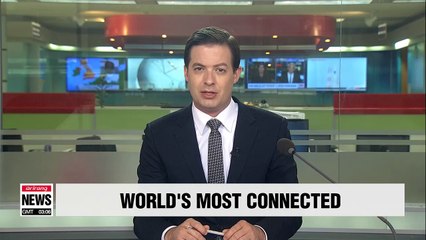 S. Korea ranked world's most connected society