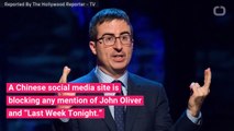 Mentioning John Oliver Is Blocked By Popular Chinese Social Media Site