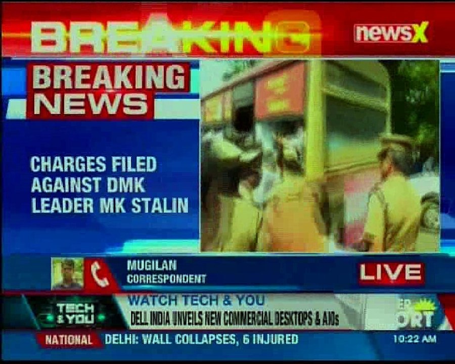 Charges filed against DMK leader MK Stalin, booked for disrespecting orders