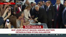 MHP Lideri Devlet Bahçeli oyunu kullandı