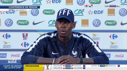 Equipe de France / Paul Pogba aux journalistes : "Je vous aime tellement"