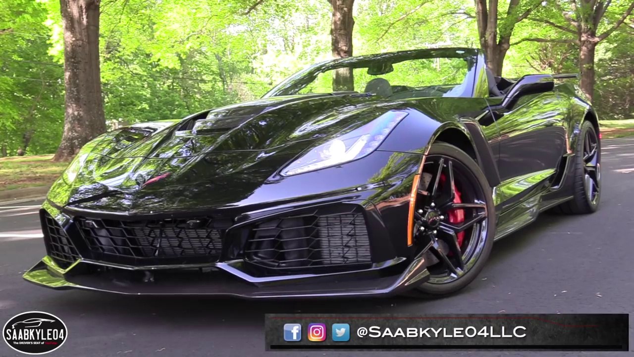 2019 Chevrolet Corvette ZR1 Convertible- Start Up, Test Drive & In Depth Review Saabkyle04