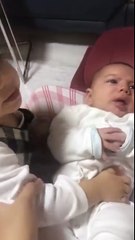 Kardeşini döven abla