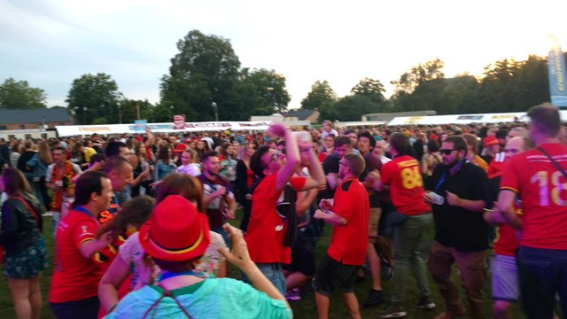 Bière, Football,Concert.Folle ambiance à Jurbise.Video Eric Ghislain