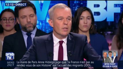 Pour De Rugy, "la France prend sa part dans l'accueil des étrangers"