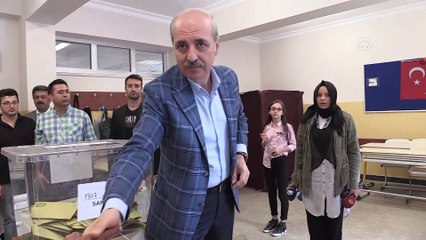 Kültür ve Turizm Bakanı Numan Kurtulmuş oyunu kullandı - İSTANBUL