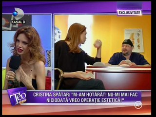 CRISTINA SPATAR (teo - tv show) 18.april.2016 part1