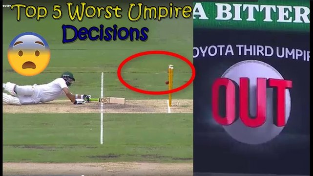 Top Worst Umpiring Decisions