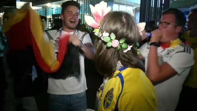 Kroos, chouchou des supporters allemands, après son but victorieux face à la Suède