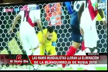 Madres del Mundial lloran la eliminación de la Selección Peruana