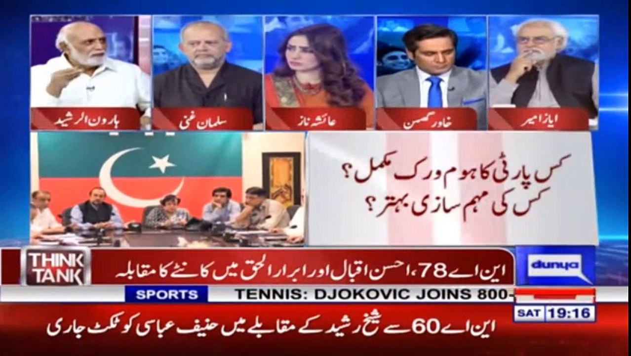 Haroon Rashed exposed the plan of Nawaz Sharif, Zardari and Malik Riaz