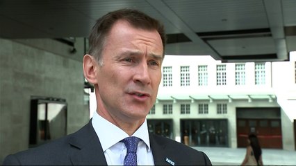 Jeremy Hunt: 'You don't need to be a whistleblower'