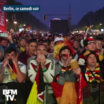 Mondial : l’euphorie à Berlin lors du but victorieux contre la Suède