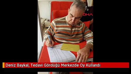 Deniz Baykal, Tedavi Gördüğü Merkezde Oy Kullandı