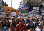 Crowd Chants 'Where's Jeremy Corbyn?' at March For People's Vote on Brexit