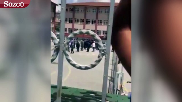 Sincan’da okul bahçesinde çirkin saldırı