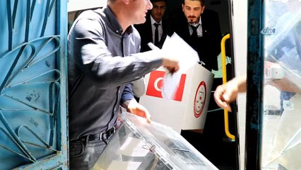 Gümüşhane’de seyyar sandıkta 38 kişi oy kullandı