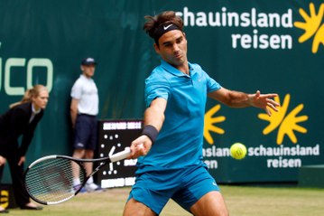 Tennis - ATP / Halle : Federer, volée géniale ou double touche ?