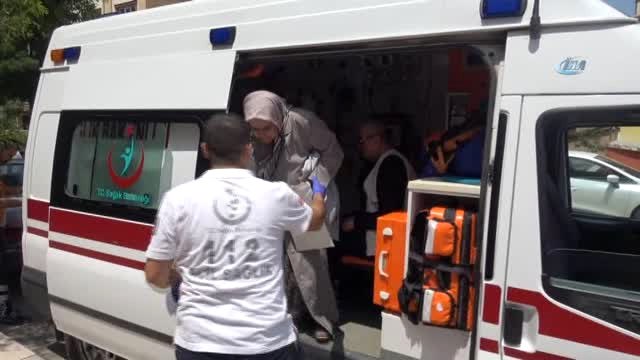 112 Acil Servis Ekiplerinin Yardımı ile Oyunu Kullandı