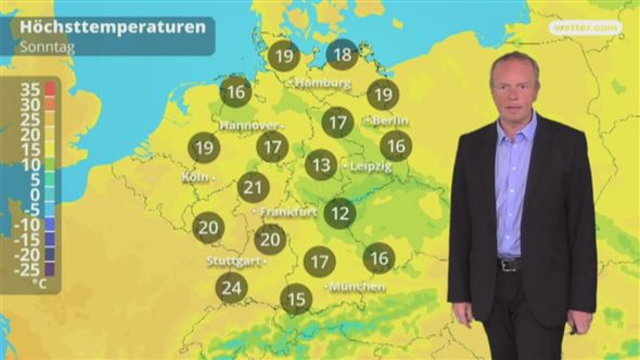 Das Wetter in Deutschland am 24. Juni 2018