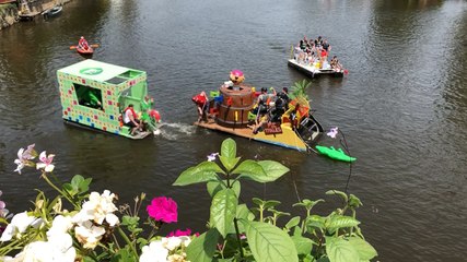 Ofnijec 2018. Les radeaux quittent Changé pour Laval