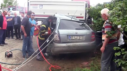 Kaza anne babayı çocuklarından ayırdı - DÜZCE