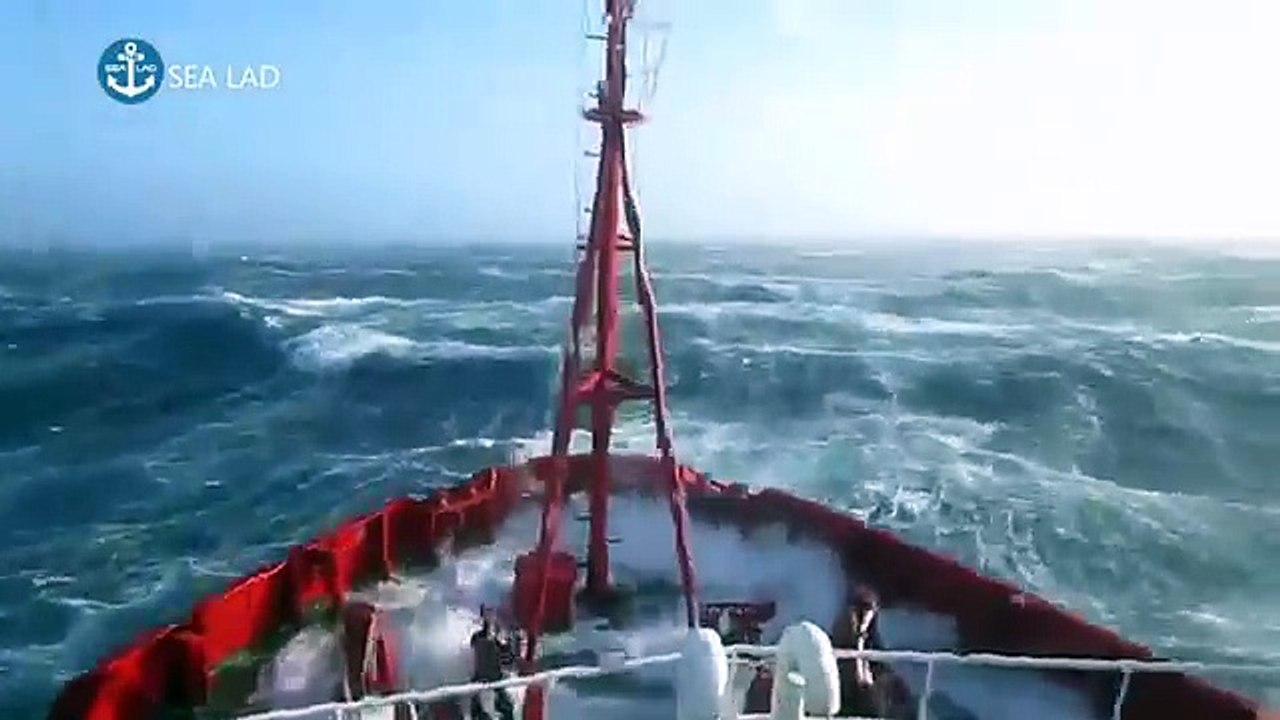 Incredible ship in storm compilation life at sea