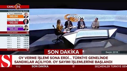 Oy verme işlemi sona erdi...sandıklar açılmaya başlandı