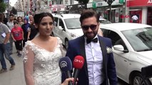 Yalova'da Gelin ve Damat Oy Kullandı Hd