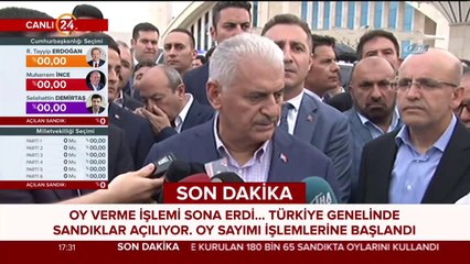 Başbakan Yıldırım açıklama yapıyor