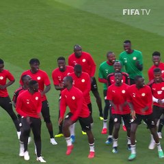 Team Senegal are in great spirits ahead of their clash with Japan
