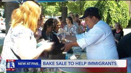 下载视频: Utah Chef Holds Special Bake Sale to Help Families Separated at U.S.-Mexico Border