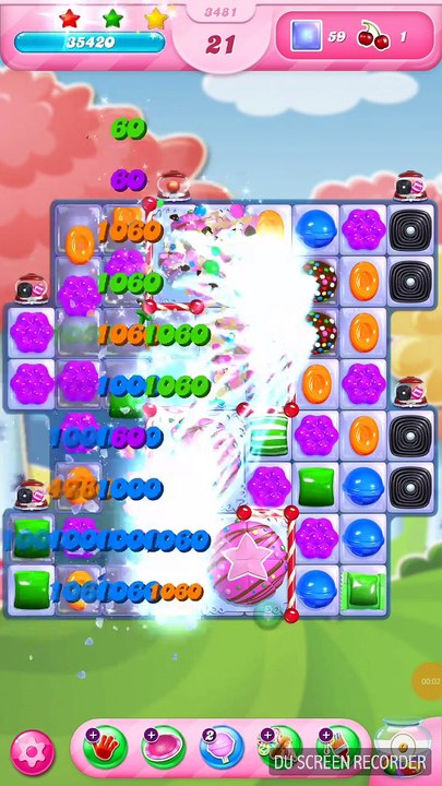 candy crush saga level 3481