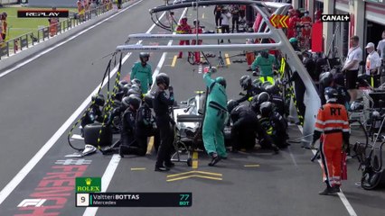 Mauvais arrêt pour Bottas