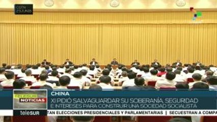 Xi Jinping pide salvaguardad soberanía, seguridad e intereses de China