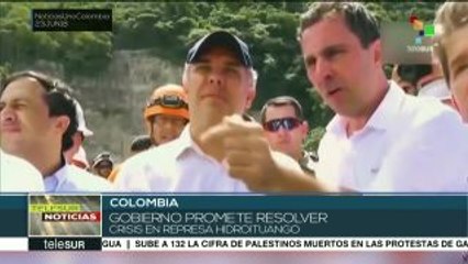 Gobierno colombiano promete resolver crisis en represa Hidroituango