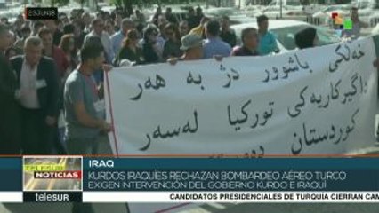 Irak: exigen cese de bombardeos turcos en región del Kurdistán