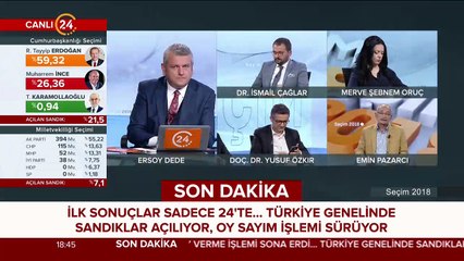 Türkiye'nin merakla beklediği seçim sonuçları açıklanıyor