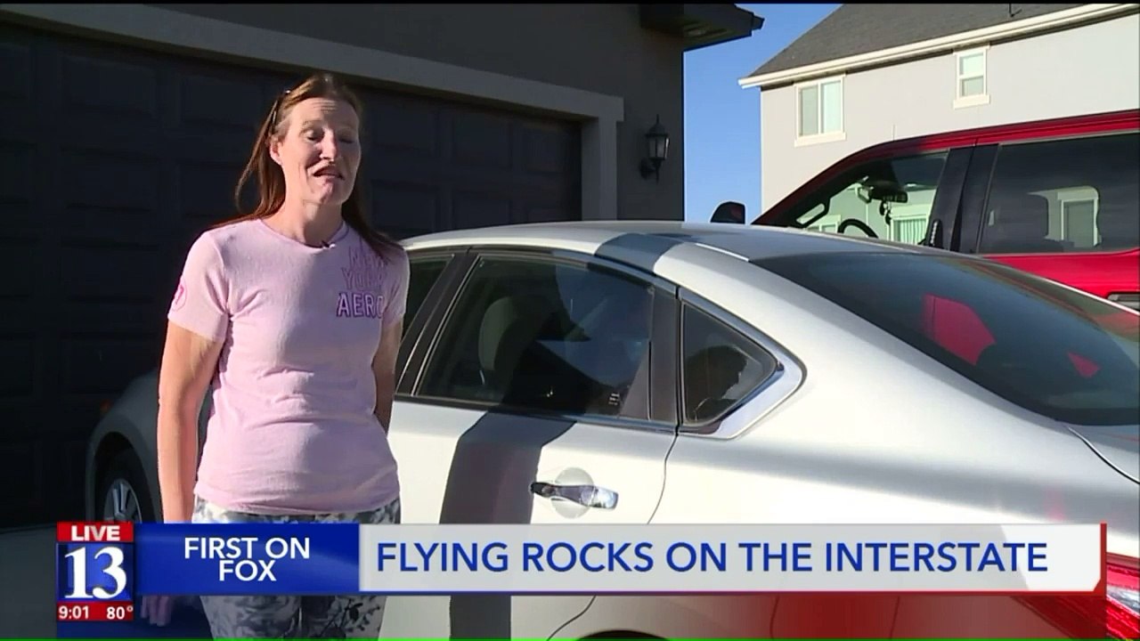 Utah Drivers Say They`re Tired of Rocks, Debris Flying on Freeway