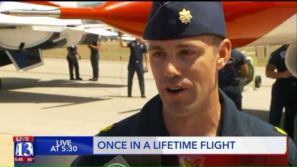 Air Force Thunderbirds Honor Utah Cop Who Rescued Boy from Frozen Pond
