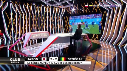 CM2018: Sénégal VS Japon (2-2)  Réaction de Sadio Mané