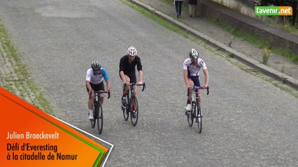 Julien Braeckevelt a réussi son défi de l'Everesting sur la route de la Merveilleuse