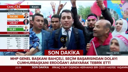 MHP lideri Bahçeli'den Cumhurbaşkanı Erdoğan'a tebrik telefonu