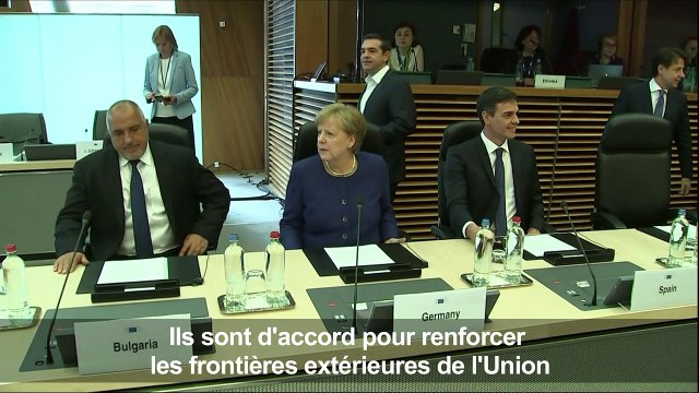 Défi migratoire: les dirigeants européens tentent l'apaisement